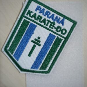 Patch Bordado em Velcro Branco FPRK