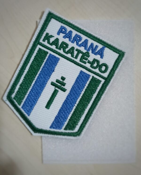 Patch Bordado em Velcro Branco FPRK